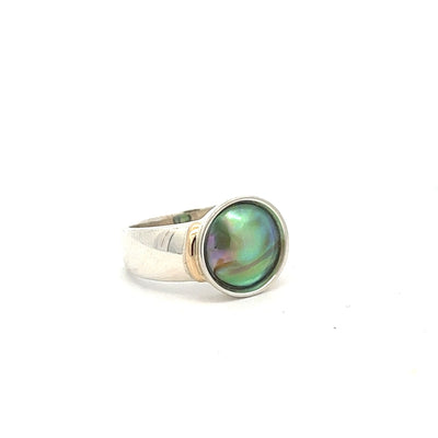 Pearl Two-tone Ring