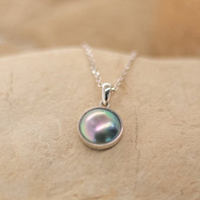 Pearl Solitaire Necklace - STG