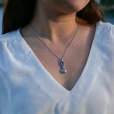 Pearl & CZ Sea Queen Necklace