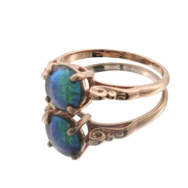 Rose Gold Heart of The Koru Ring