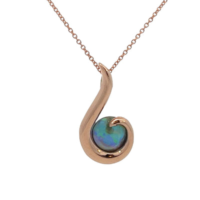 Pearl Arapawa Necklace - Small Rose Gold
