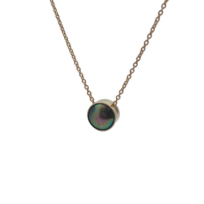 Pearl Moonrise Necklace - Yellow Gold 9ct