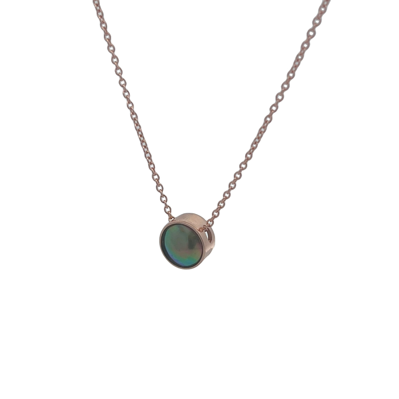 Pearl Moonrise Necklace - Rose Gold 9ct