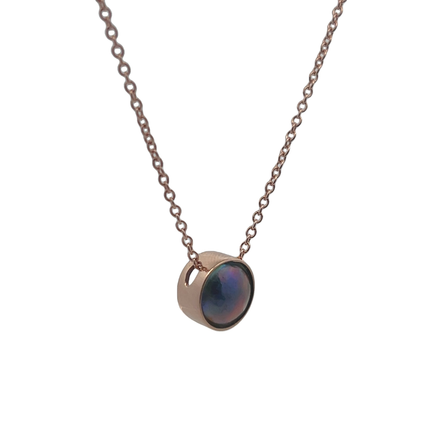 Pearl Moonrise Necklace - Rose Gold 9ct