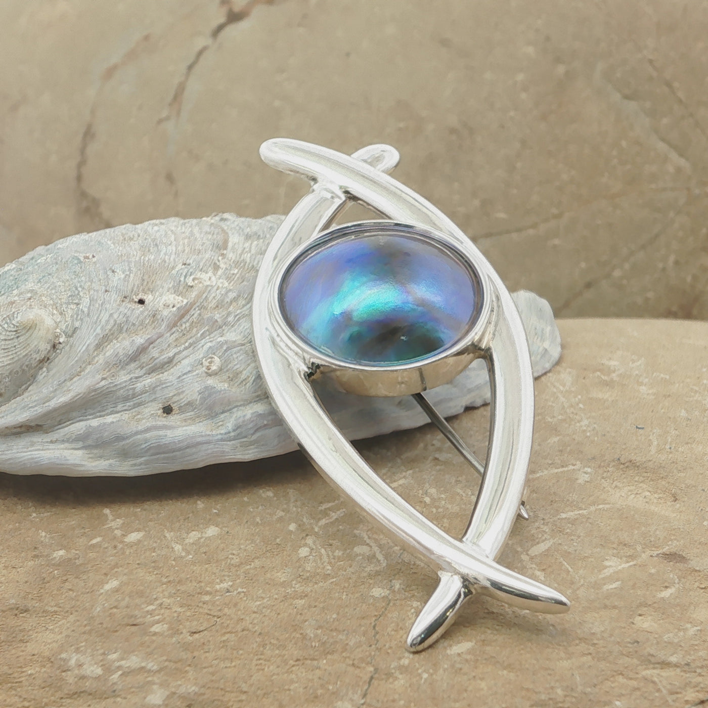 Pearl Memory Brooch