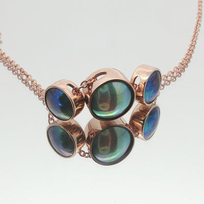 Pearl Trilogy Necklace - 9ct Rose Gold