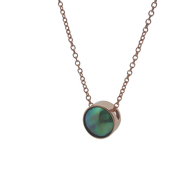 Pearl Moonrise Necklace - Rose Gold 9ct