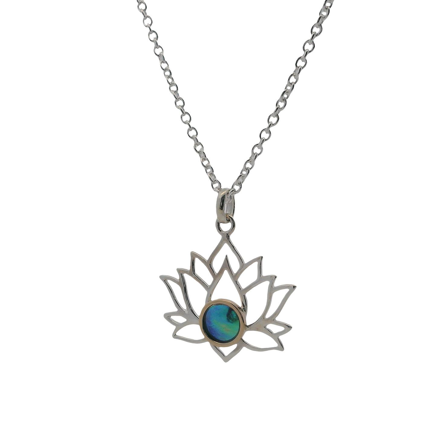 Pearl Lotus Necklace