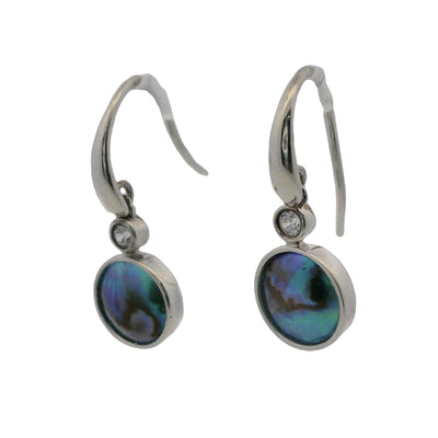 Pearl & CZ Aroha Earrings - STG