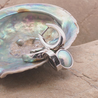 Pearl Torea Earrings - Oval