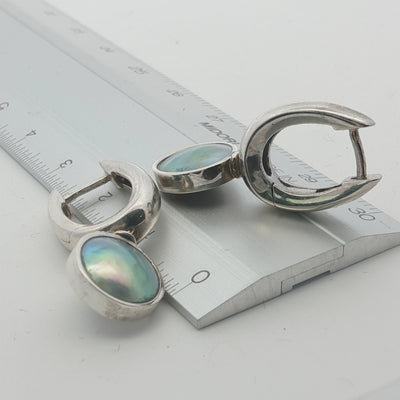 Pearl Torea Earrings - Oval
