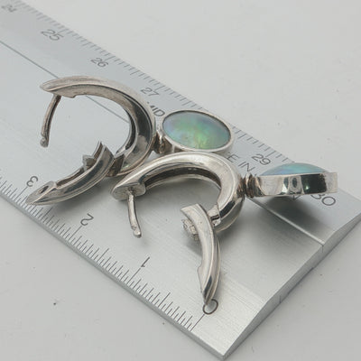 Pearl Torea Earrings - Oval
