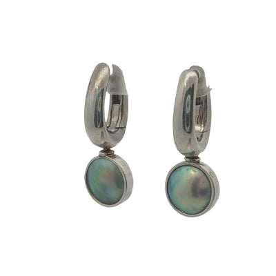 Pearl Torea Earrings - Oval
