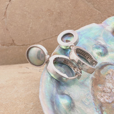 Pearl Torea Earrings - Huggie