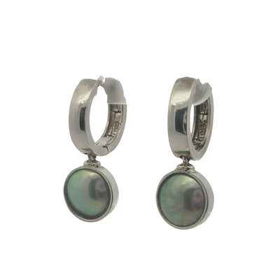 Pearl Torea Earrings - Huggie