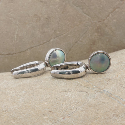Pearl Torea Earrings - Oval