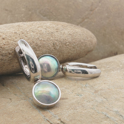 Pearl Torea Earrings - Oval