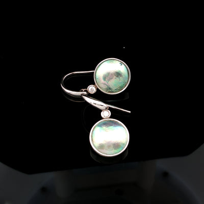 Pearl & CZ Aroha Earrings - STG