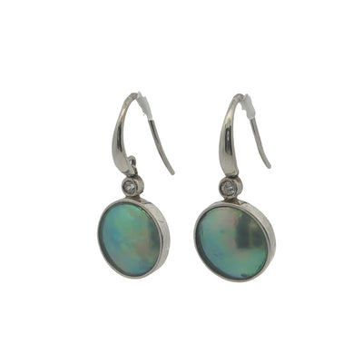 Pearl & CZ Aroha Earrings - STG
