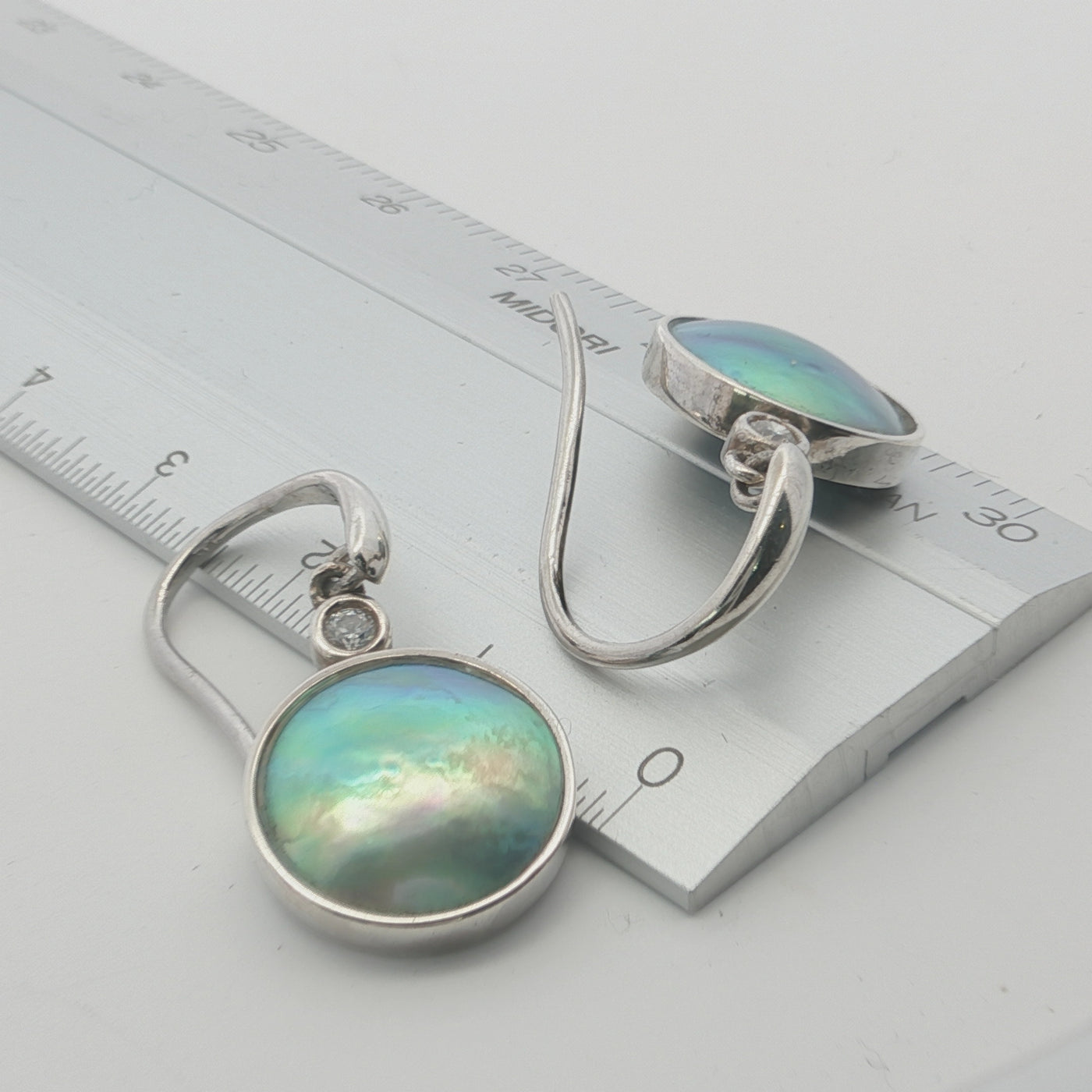 Pearl & CZ Aroha Earrings - STG