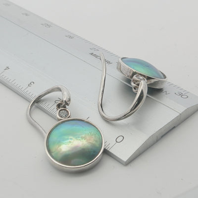 Pearl & CZ Aroha Earrings - STG