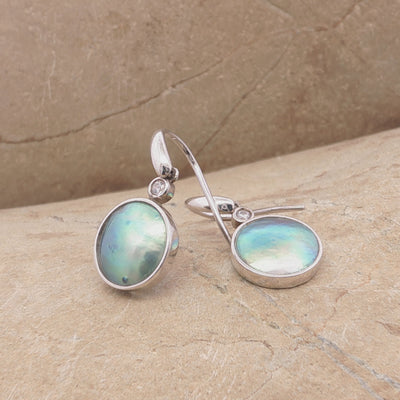 Pearl & CZ Aroha Earrings - STG