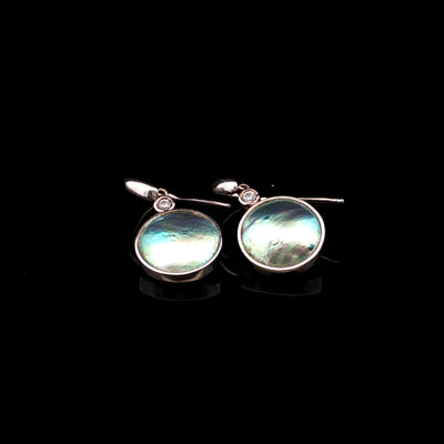 Pearl & CZ Aroha Earrings - STG