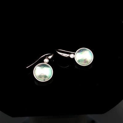 Pearl & CZ Aroha Earrings - STG