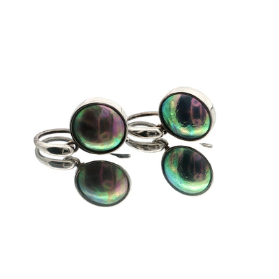 Pearl Solitaire Drop Hook Earrings