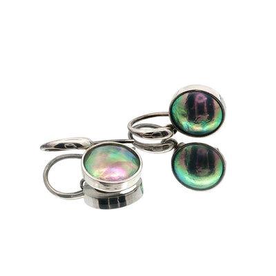 Pearl Solitaire Drop Hook Earrings