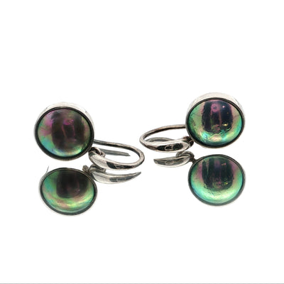 Pearl Solitaire Drop Hook Earrings