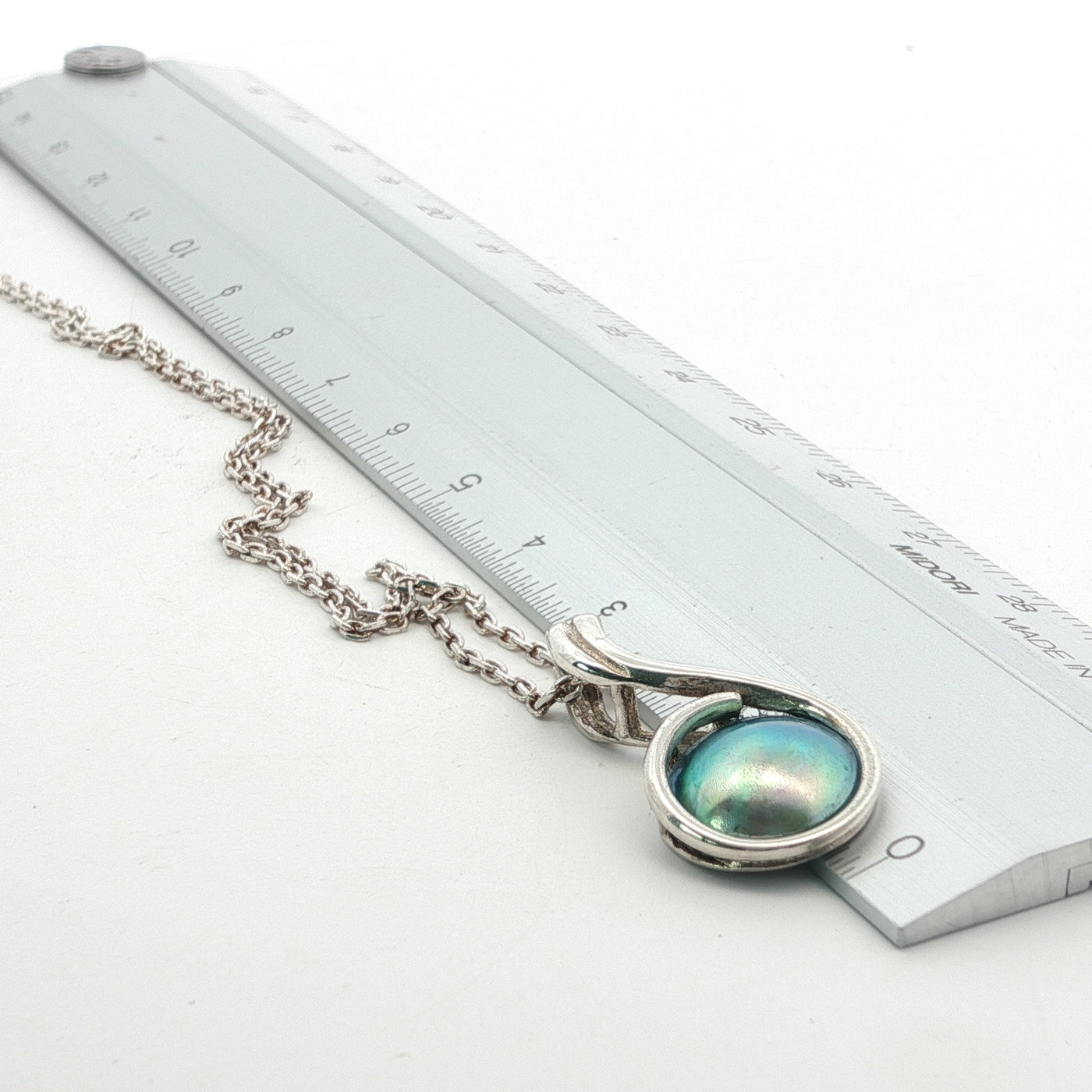 Birth Pearl Music Note Necklace - Sterling Silver