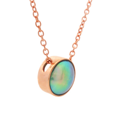 Pearl Sunrise Necklace - Rose Gold 9ct