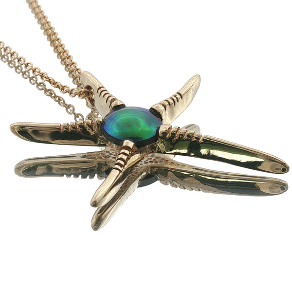Gold Starfish Necklace
