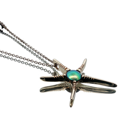 Pearl Starfish Necklace - 9ct White Gold
