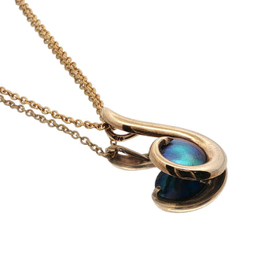 Pearl Arapawa Curve Hook Necklace - Small 9CT