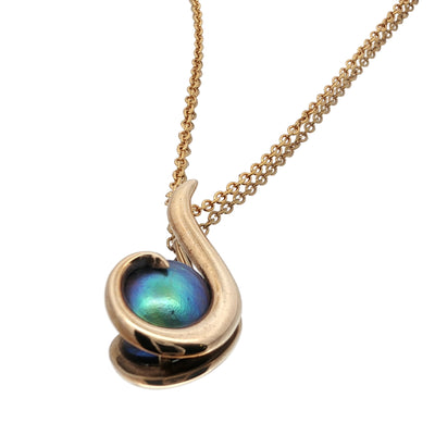 Pearl Arapawa Curve Hook Necklace - Small 9CT