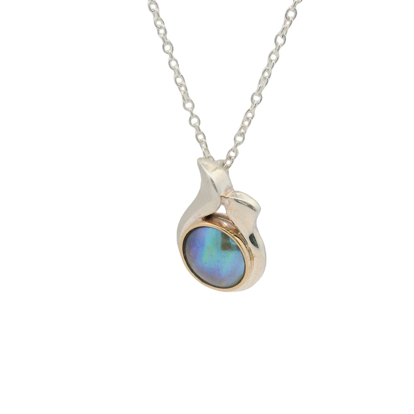 Pearl Acoustic Necklace - Two Tone