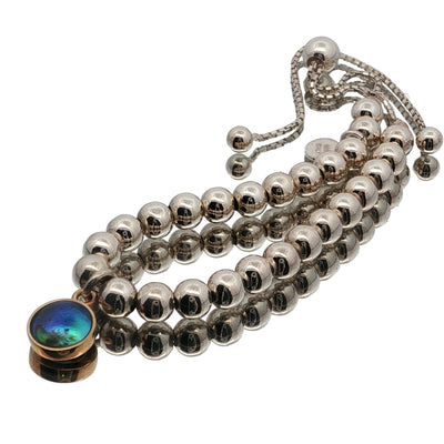 Pearl Gold Moon Two-tone Bracelet