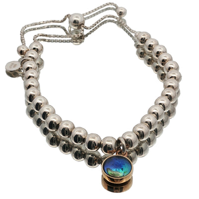 Pearl Gold Moon Two-tone Bracelet