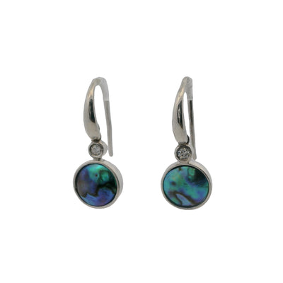Pearl & CZ Aroha Earrings - STG