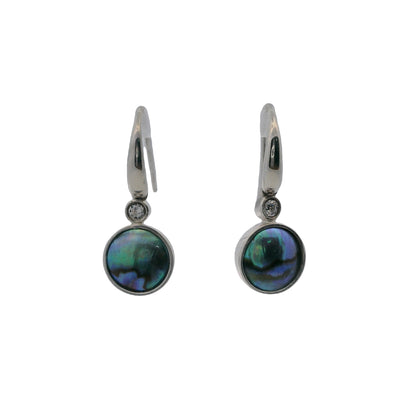 Pearl & CZ Aroha Earrings - STG
