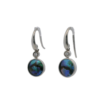 Pearl & CZ Aroha Earrings - STG