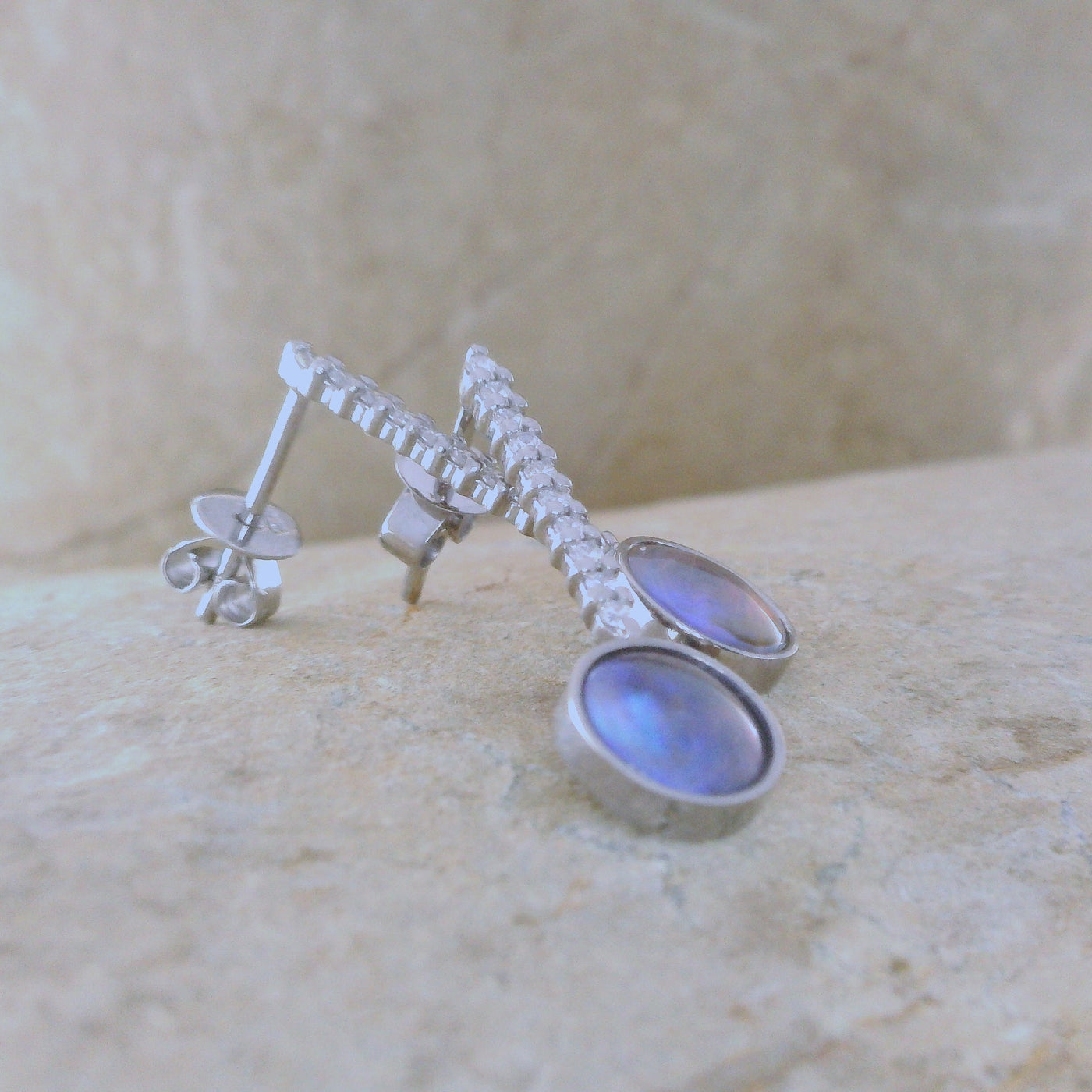 pearl drop earrings