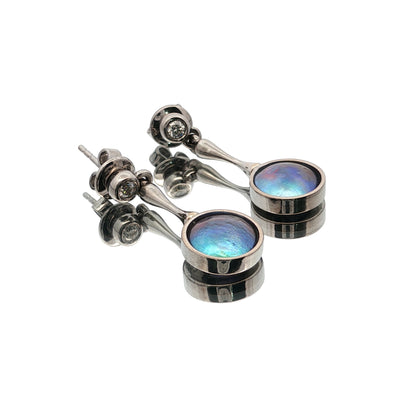 Pearl Drama Earrings - 18ct White Gold