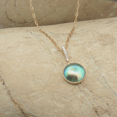 Pearl Omega Necklace