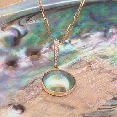 Pearl Omega Necklace