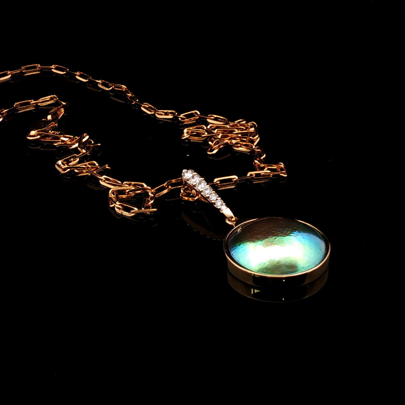 Pearl Omega Necklace
