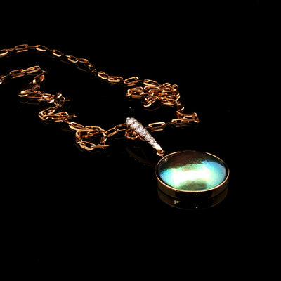 Pearl Omega Necklace