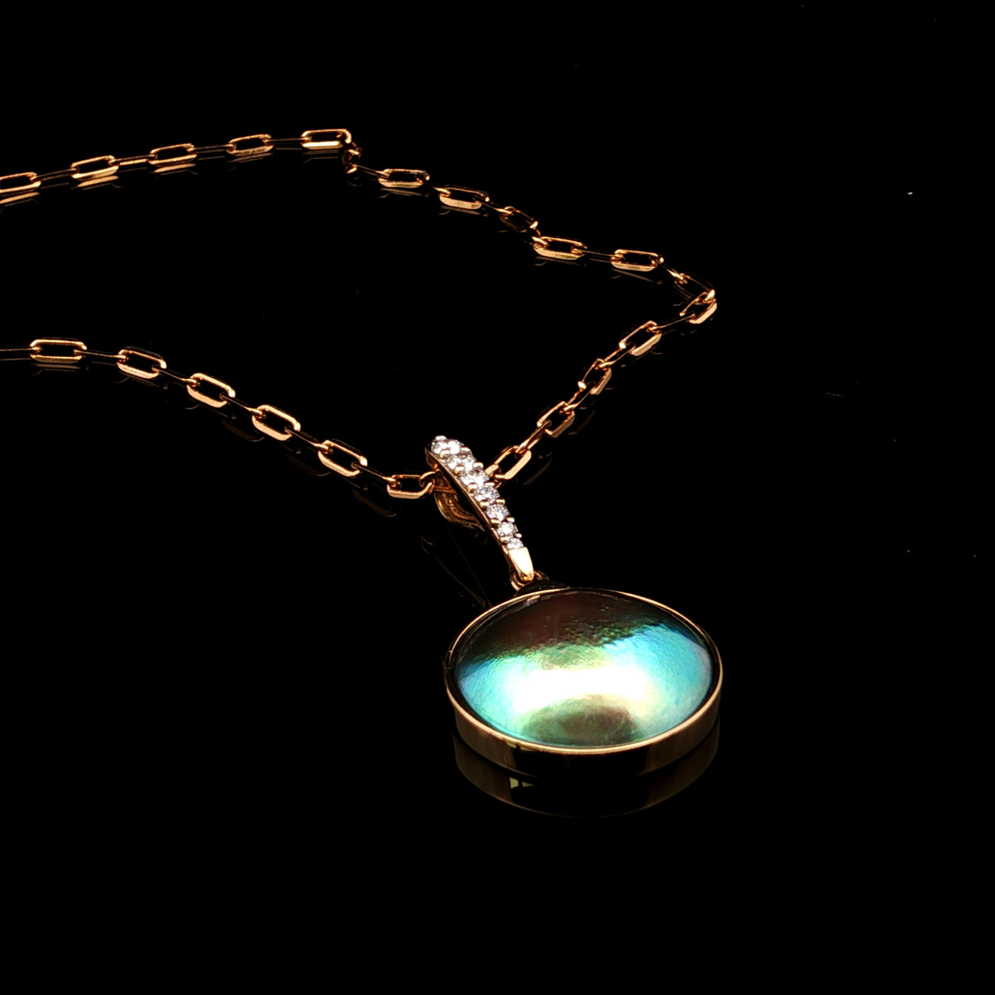 Pearl Omega Necklace